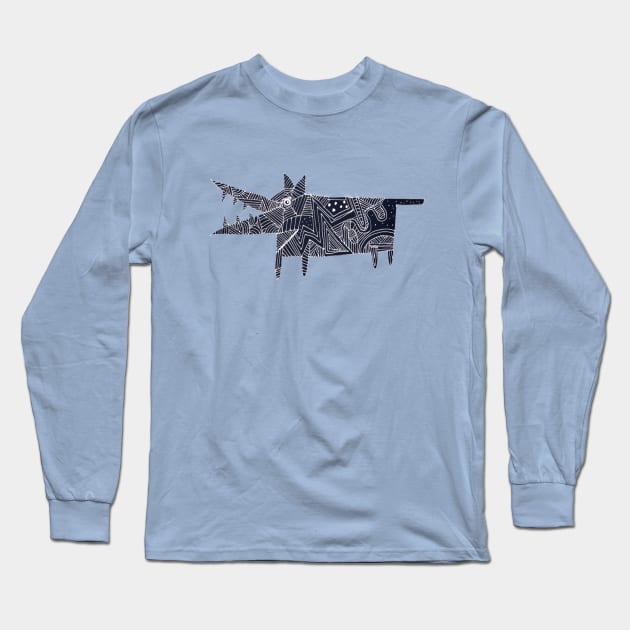 whimsical animal Long Sleeve T-Shirt by Bunny Noir